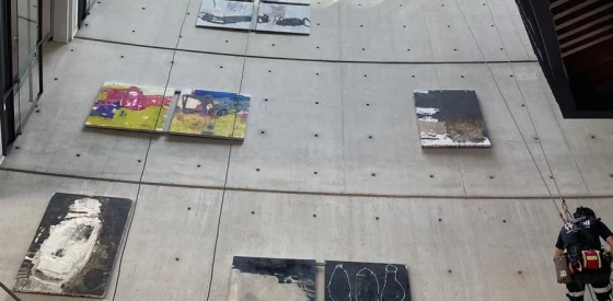 Höhenmontage Architektenkammer Nordrhein-Westfalen Düsseldorf